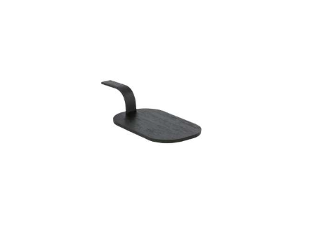 [205.76] Mini Peel for snacks with handle (8x5cm / Black Bamboo) 100st/pak