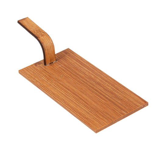 [205.77] Mini Peel for snacks with handle (10x5cm / Bamboo) 100st/pak