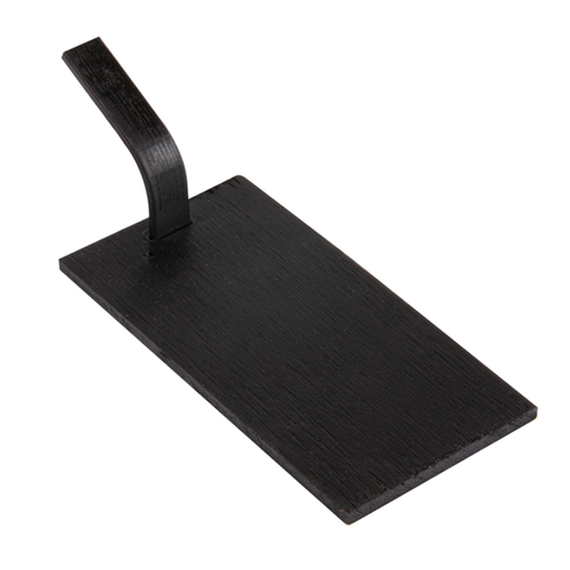 [205.78] Mini Peel for snacks with handle (10x5cm / Black Bamboo) 100st/pak