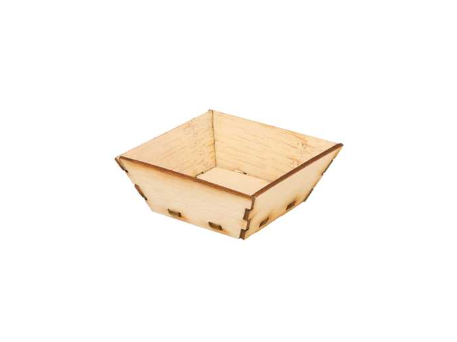 [205.79] Mini Containers for appetisers 5x5x2cm Bamboo (100st/pak)